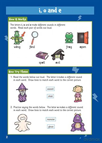 Phonics Activity Book for Ages 5-6 (Year 1) (CGP KS1 Activity Books and Cards) - CGP Books [KSIĄŻKA]