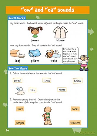 Phonics Activity Book for Ages 5-6 (Year 1) (CGP KS1 Activity Books and Cards) - CGP Books [KSIĄŻKA]