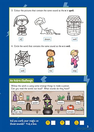 Phonics Activity Book for Ages 5-6 (Year 1) (CGP KS1 Activity Books and Cards) - CGP Books [KSIĄŻKA]