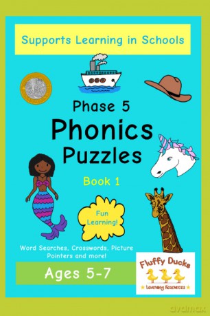 Phonics Puzzles Phase 5: Book 1: Fun Learning (Phonics Puzzle Books) - Juliet Morfitt [KSIĄŻKA]