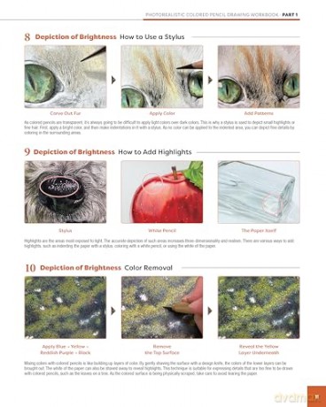 Photorealistic Colored Pencil Drawing Workbook: Learn Essential Techniques through 16 Projects - Irodoreal [KSIĄŻKA]
