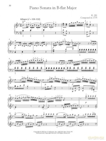 Piano Sonatas, Volume 1: Schirmer Performance Editions - Alexandre Dossin [KSIĄŻKA]