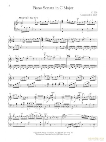 Piano Sonatas, Volume 1: Schirmer Performance Editions - Alexandre Dossin [KSIĄŻKA]