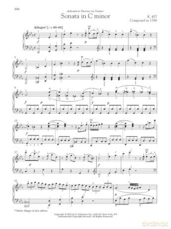 Piano Sonatas, Volume 2: Schirmer Performance Editions - Alexandre Dossin [KSIĄŻKA]