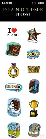 Piano Time Stickers [KSIĄŻKA]