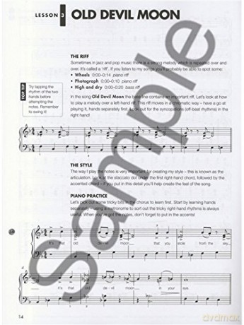 Piano With Jamie Cullum - Early Jazz Piano Lessons - Sheet Music, CD [KSIĄŻKA]