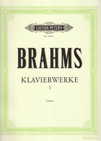 Piano Works -- Sonatas Opp. 1, 2, 5 (Edition Peters) - Johannes Brahms [KSIĄŻKA]