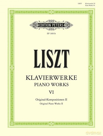 Piano Works Vol.6 Piano - Franz Liszt [KSIĄŻKA]