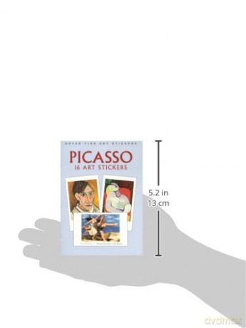 Picasso: 16 Art Stickers: 16 Art Stickers (Dover Art Stickers) - Prof Johannes Siegrist [KSIĄŻKA]