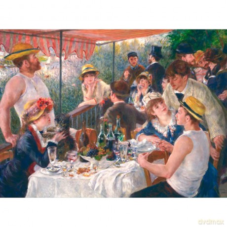 Pierre Auguste Renoir - Luncheon of the Boating Party: 1,000 Piece Puzzle - Pierre-Auguste Renoir [PUZZLE]