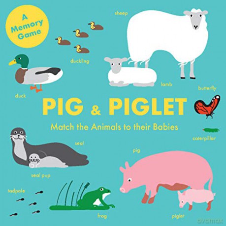 Pig and Piglet: Match the Animals to Their Babies (Magma for Laurence King) - Magma [KSIĄŻKA]