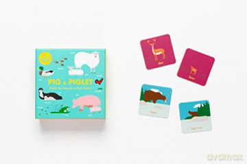 Pig and Piglet: Match the Animals to Their Babies (Magma for Laurence King) - Magma [KSIĄŻKA]