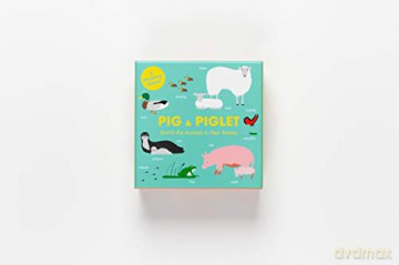 Pig and Piglet: Match the Animals to Their Babies (Magma for Laurence King) - Magma [KSIĄŻKA]