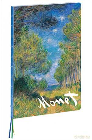 Pine Tree Path, Claude Monet A4 Notebook - Claude Monet [KSIĄŻKA]
