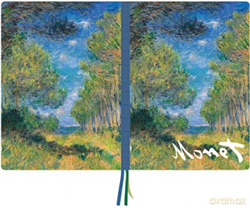 Pine Tree Path, Claude Monet A4 Notebook - Claude Monet [KSIĄŻKA]