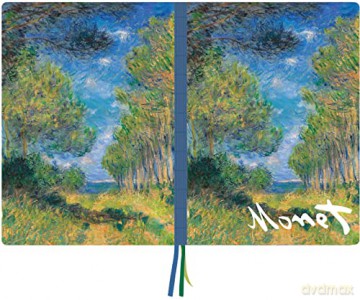 Pine Tree Path, Claude Monet A4 Notebook - Claude Monet [KSIĄŻKA]
