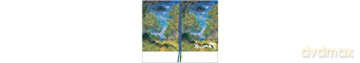 Pine Tree Path, Claude Monet A4 Notebook - Claude Monet [KSIĄŻKA]
