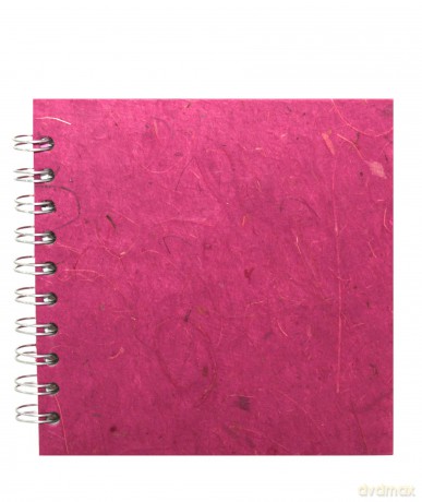 Pink Pig 6x6 Posh Banana Pig White Paper Sketchbook - Berry [KSIĄŻKA]