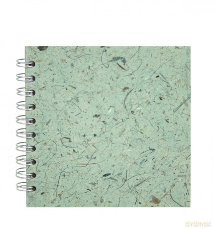 Pink Pig 6x6 Posh Banana Pig White Paper Sketchbook - Sea Grey [KSIĄŻKA]