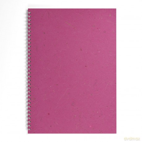 Pink Pig A3 Portrait Sketchbook | White Cartridge, 35 Leaves | Banana Berry [KSIĄŻKA]
