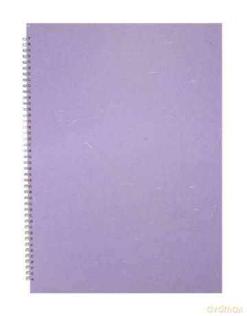 Pink Pig A3 Portrait Sketchbook | White Cartridge, 35 Leaves | Lilac [KSIĄŻKA]