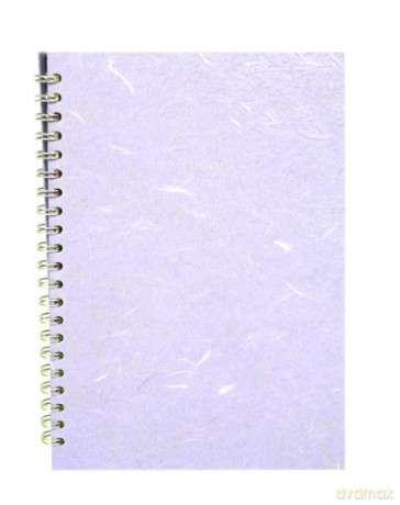 Pink Pig A4 Portrait Sketchbook | White Cartridge, 35 Leaves | Lilac [KSIĄŻKA]