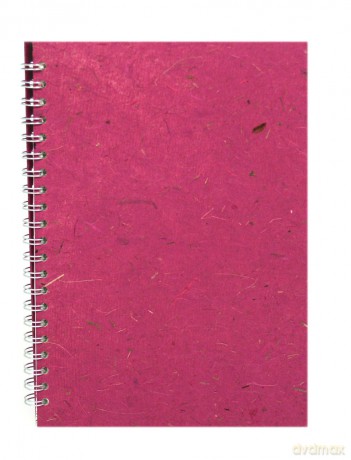 Pink Pig A4 Posh Lined Banana Notebook - Berry [KSIĄŻKA]