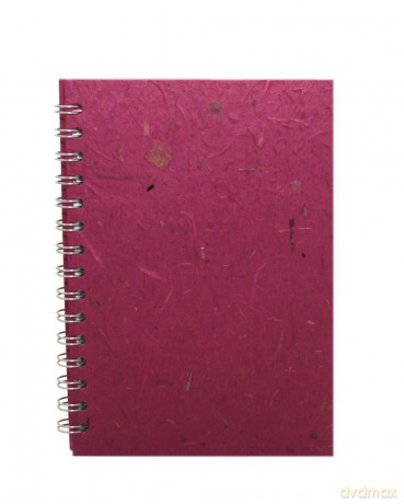 Pink Pig A5 Portrait Notebook | Lined Paper, 70 Leaves | Berry [KSIĄŻKA]