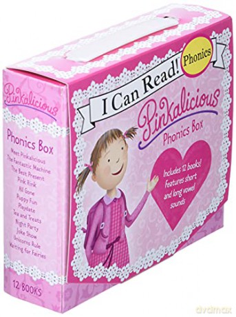 Pinkalicious 12-Book Phonics Fun!: Includes 12 Mini-Books Featuring Short and Long Vowel Sounds (My First I Can Read) - Victoria Kann [KSIĄŻKA]