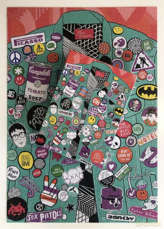 Pinned 1000 Piece Jigsaw Puzzle for Adults | Premium 100% Recycled Board | 1000 Piece Jigsaw Puzzle For Adults | Retro Gifts | Happily Jigsaw Puzzles [PUZZLE]
