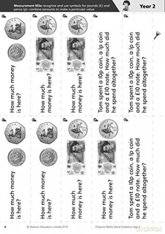 Pinpoint Maths Word Problems Years 1 to 6 Teacher Book Pack: Photocopiable Targeted Practice - Steve Mills [KSIĄŻKA]