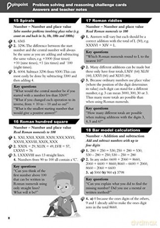 Pinpoint Maths Year 4 Problem Solving and Reasoning Challenge Cards: Y4 Problem Solving and Reasoning Pk - Steve Mills [KSIĄŻKA]
