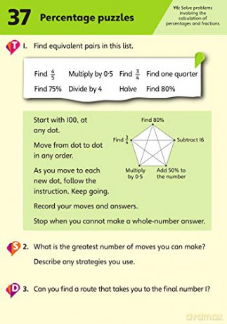 Pinpoint Maths Year 6 Problem Solving and Reasoning Challenge Cards: Y6 Problem Solving and Reasoning Pk - Steve Mills [KSIĄŻKA]