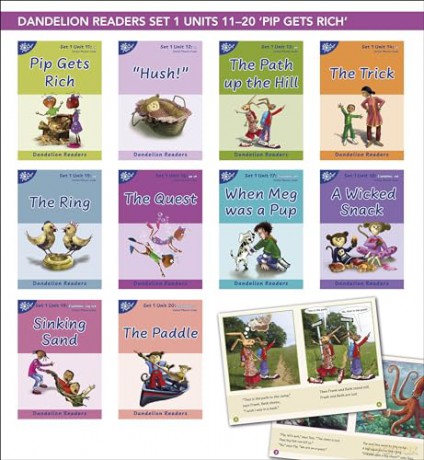Pip Gets Rich Set 1 (Dandelion Readers) - Tamar Reis-Frankfort [KSIĄŻKA]