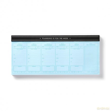 Planning Is For The Week Weekly Planner Pad - Brass Monkey [KSIĄŻKA]