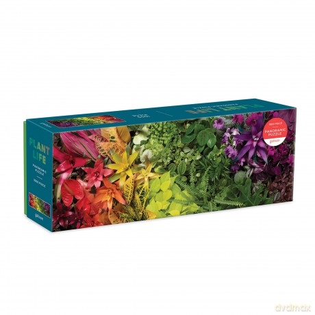 Plant Life 1000 Piece Panoramic Puzzle - Galison [PUZZLE]