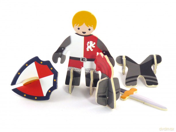 PLAYPRESS Knights Castle Pop-out Playset - Eco-Friendly Building Toys - Easy Storage - Construction Toys for Ages 4+ [KSIĄŻKA]