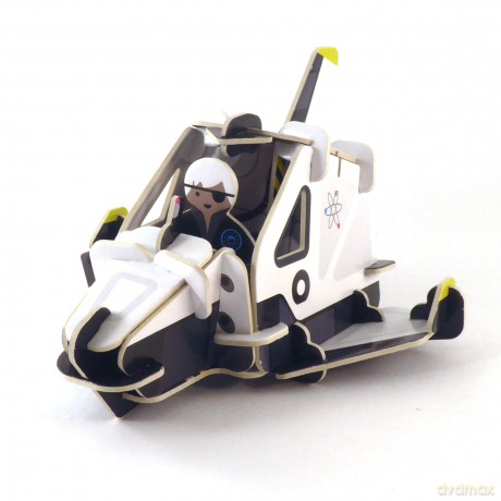 PLAYPRESS Spaceship and Space Ranger Astronaut Toy Set Pop-out Playset - Eco-Friendly Building Toys - Easy Storage - Construction Toys for Ages 4+ [KSIĄŻKA]