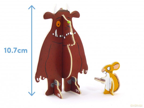 PLAYPRESS The Gruffalo Pop-out Playset - Gruffalo Toy Set Based on the Book by Julia Donaldson and Axel Scheffler - Eco-Friendly Building Toys - Easy Storage - Construction Toys for Ages 4+ [KSIĄŻKA]
