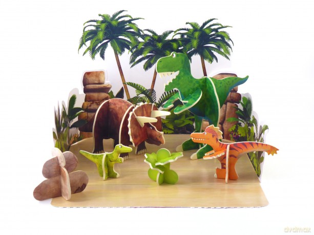 PLAYPRESS The World of Dinosaur Roar! Pop-out playset [KSIĄŻKA]