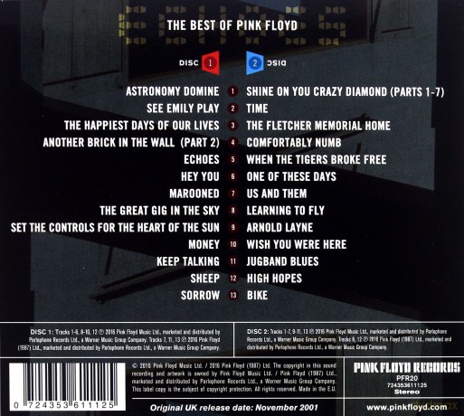 Pink Floyd: Echoes The Best Of Pink Floyd [2CD]