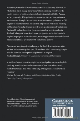 Politeness in the History of English: From the Middle Ages to the Present Day - Andreas H. Jucker [KSIĄŻKA]