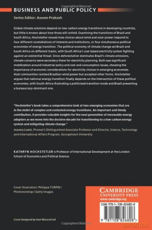 Political Economies of Energy Transition: Wind and Solar Power in Brazil and South Africa (Business and Public Policy) - Kathryn Hochstetler [KSIĄŻKA]