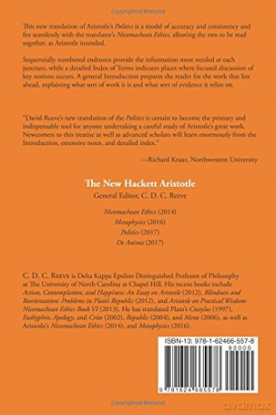 Politics: A New Translation (The New Hackett Aristotle) - Aristotle [KSIĄŻKA]