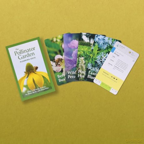 Pollinator Garden Planning Deck: Build a Thriving Habitat for Bees, Birds, and Butterflies (A 109-Card Box Set) - Katz/Katz [KSIĄŻKA]