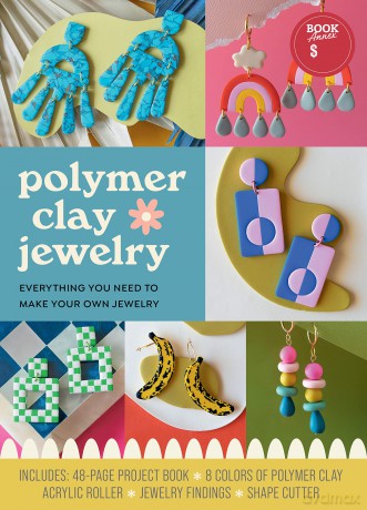 Polymer Clay Jewelry Kit: Everything You Need to Make Your Own Jewelry - Rachael Skidmore [KSIĄŻKA]