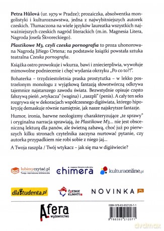 Plastikowe M3, Czyli Czeska Pornografia - Hulova Petra [KSIĄŻKA]