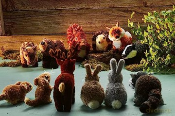 Pom-Pom Forest Animals: Craft an artisan yarn menagerie - Susanne Pypke [KSIĄŻKA]