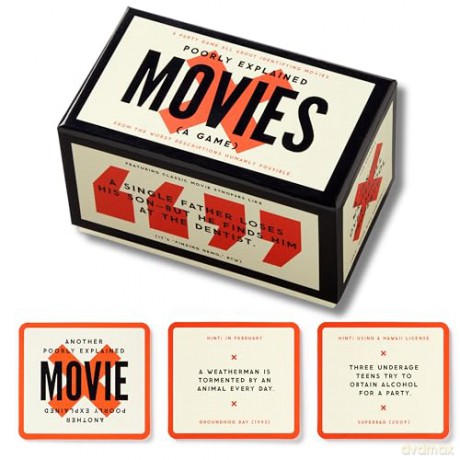 Poorly Explained Movies Game - Brass Monkey [KSIĄŻKA]