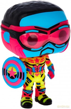 POP! The Falcon and The Winter Soldier 987 - Captain America Blacklight [KSIĄŻKA]